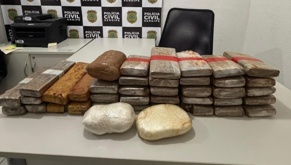 Trabalho conjunto entre Cope e PRF resulta em apreensão de 38 kg de maconha e 2 kg de cocaína em Cristinápolis