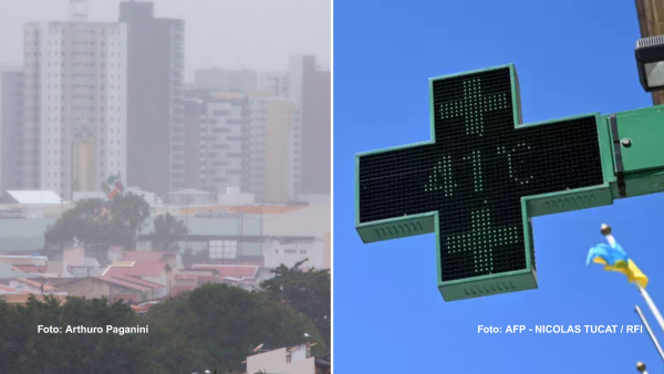 Sergipe registra excesso de chuvas enquanto Europa enfrenta calor recorde