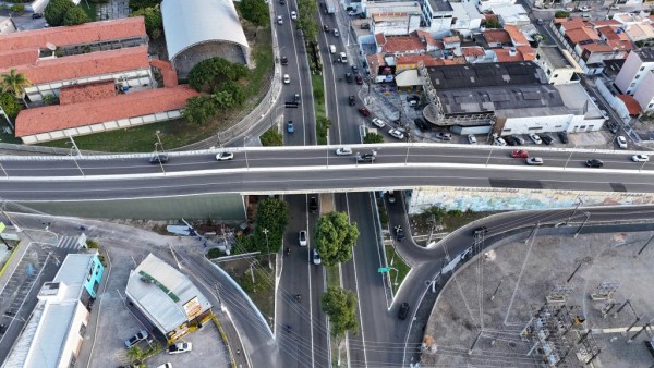 Obras de recuperação alteram trânsito no viaduto da Avenida Francisco Porto a partir desta segunda-feira