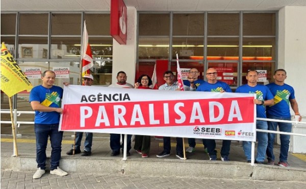 Bancários de Sergipe paralisam atividades nesta quinta-feira, 20