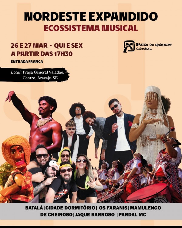 BNB Cultural apresenta debates e shows musicais no Centro de Aracaju