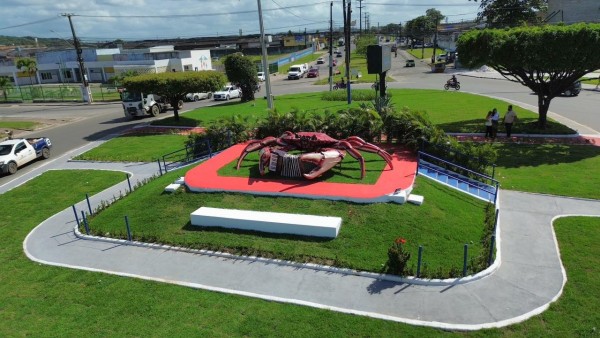 Prefeitura de Socorro revitaliza Rotatória do Siri e moradores aprovam novo visual